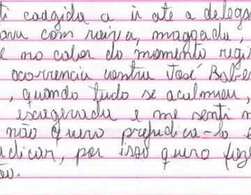 Delegado esclarece sobre carta de vítima de atropelamento que acusa ex-marido