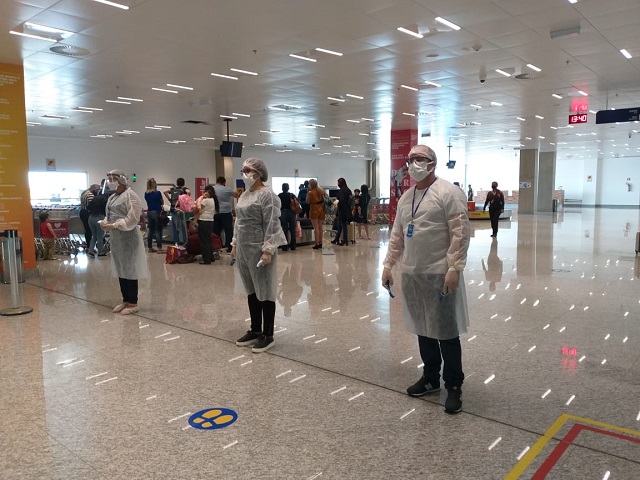 Testagem em passageiros é reativada no aeroporto de Macapá
