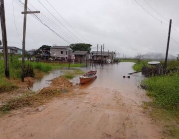 Rio Jari começa a transbordar no sul do Amapá