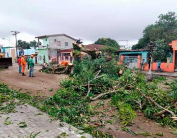 Meteorologia emite alerta de temporal para 9 cidades