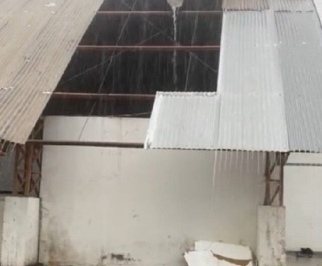 Chuva e ventania arrancam telhado de Unidade Covid em Macapá