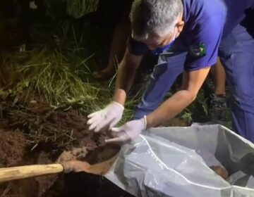 Preso após oferta de recompensa, investigado mostra onde enterrou corpo de caseiro