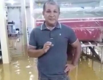 Empreendedor afetado pela enchente pede ajuda para não falir