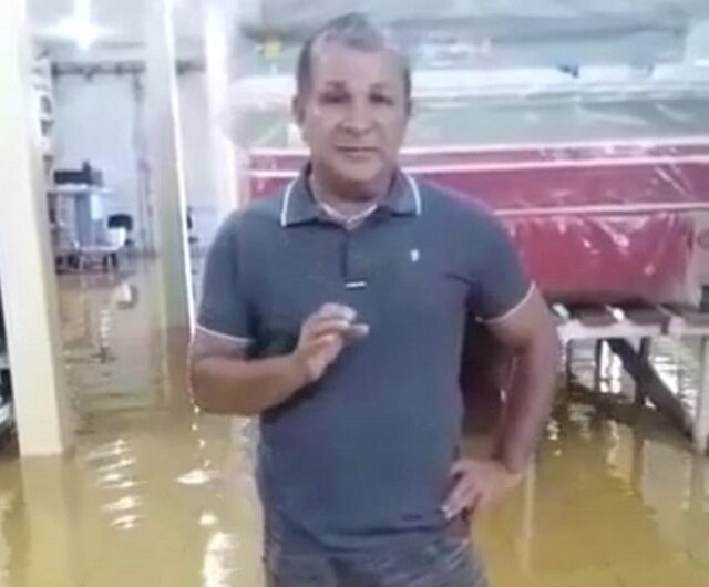 Empreendedor afetado pela enchente pede ajuda para não falir