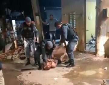 Marido esfaqueia esposa e provoca fratura no rosto do filho