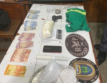 Traficante é pego com R$ 50 mil em cocaína e roupas de gari