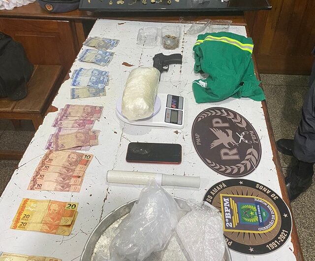 Traficante é pego com R$ 50 mil em cocaína e roupas de gari