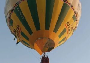 Passeio de balão em Macapá marca 80 anos de criação de banco