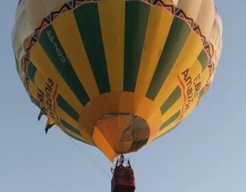 Passeio de balão em Macapá marca 80 anos de criação de banco