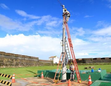 Estreia da nova iluminação da Fortaleza terá projeção de luzes 3D