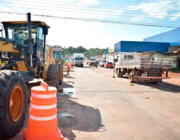 Começa a reconstrução da Rodovia Salvador Diniz, em Santana