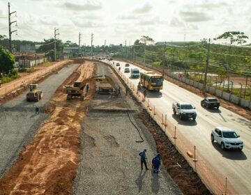 Viaduto: trânsito ficará mais lento para construção das rampas de acesso