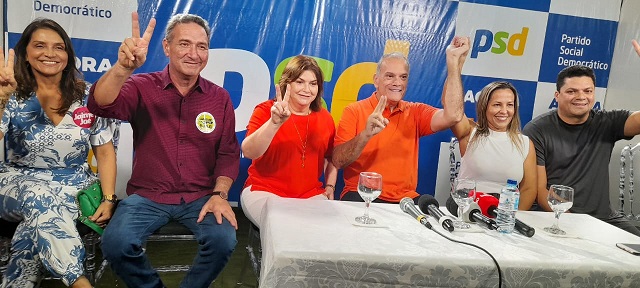 “Não queremos uma constelação de partidos”, diz Jaime ao apresentar vice do PSD