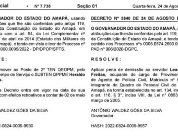 Policial acusado de matar namorada é demitido
