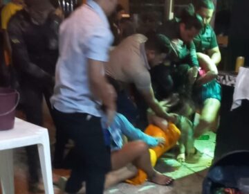 Homem é filmado agredindo mulher em bar de Oiapoque