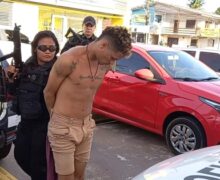 Homem que jogou gasolina e ateou fogo na esposa é capturado