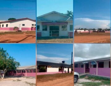 Prefeito é acusado de pintar prédios com ‘mensagem subliminar eleitoreira’