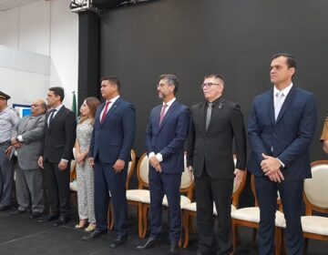 ‘Trabalho da segurança é enfrentar o crime organizado’, diz Clécio ao empossar nova cúpula da Sejusp