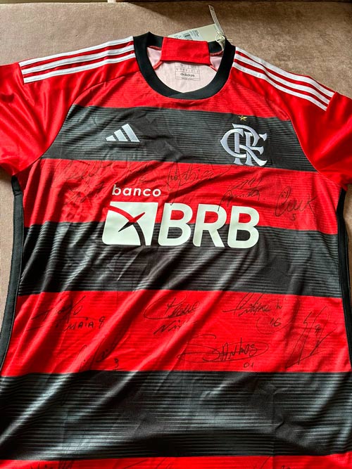 Autografada, nova camisa Flamengo será sorteada a torcedores do Amapá