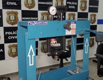 Traficante é preso com máquina de prensar drogas