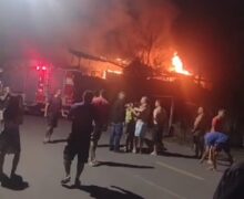 Restaurante familiar é consumido em incêndio