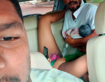 Bebê nasce em carro de aplicativo: ‘direto para as minhas mãos’