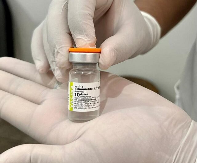 Estado inicia vacinação contra poliomielite