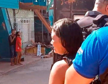 Bandido usa companheira como escudo antes de se entregar