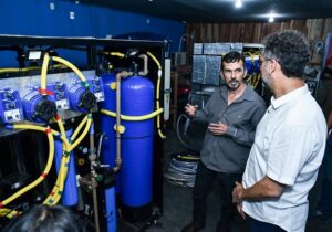 Estado envia dessalinizador para testes no Bailique