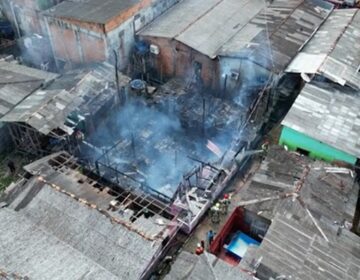 Curto-circuito pode ter causado incêndio na Baixada do Ambrósio