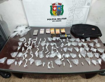 Investigado por roubo é flagrado com 90 papelotes de droga