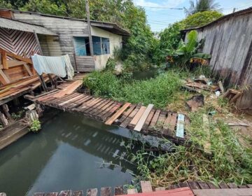 Moradores de passarela deteriorada pedem reforma em Macapá