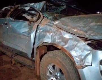 Família de vereador sofre grave acidente na BR-156