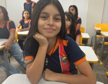 “Era meu sonho estudar na nova escola”, diz aluna em reinauguração