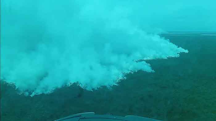 Retaliação pode ter provocado queimadas na Reserva Piratuba