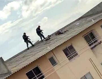 Dupla é encurralada pela polícia em telhado de prédio em habitacional
