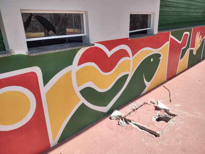 Recém-inauguradas, praças sofrem vandalismo em Macapá