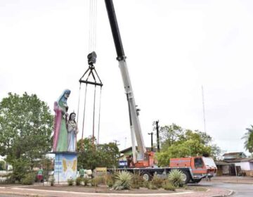 Avenida Santana é interditada para retirada de imagem da padroeira