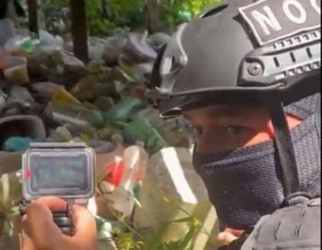 Embaixo de palafita, polícia acha 1 kg de cocaína