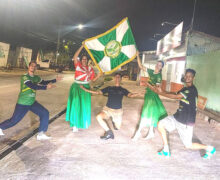 Preparação de mestre-sala e porta-bandeira tem corrida, natação e até luta