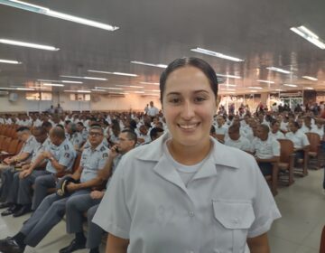 “É um grande sonho realizado”, conta soldado em formação da PM