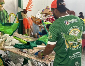 Império do Povo: Confecção de fantasias e alegorias entra na reta final