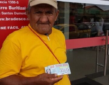 Pedido de ajuda revela triste situação de vendedor de ‘sonhos’ da loteria