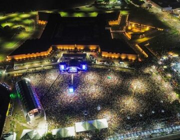 Réveillon da Beira Rio concentra multidão com shows de Leonardo e Ana Castela