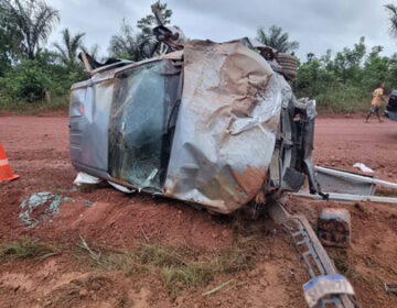 Capotamento deixa um morto no interior do Amapá