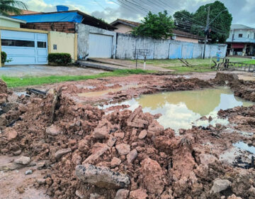 Obra para consertar cano vira transtorno de 1 mês