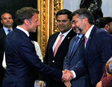 Para Macron, Clécio defende cooperação para futuro da fronteira