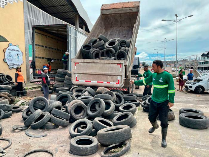 Mais de 50 mil pneus usados são recolhidos em Macapá