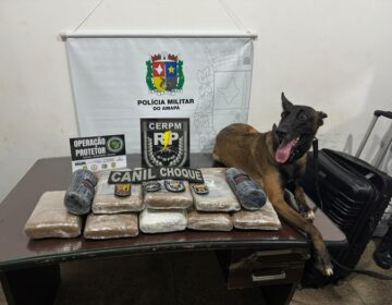 Bope apreende 13 kg de drogas em embarcação vinda do Pará