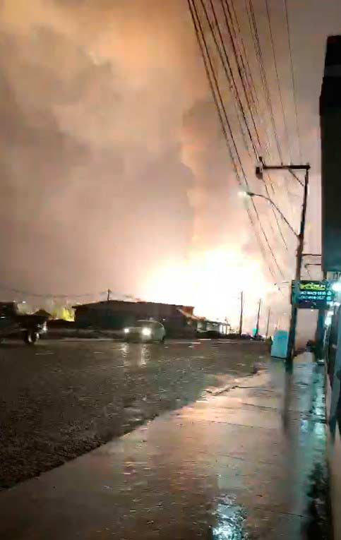 Incêndio atinge subestação de energia da Zona Sul de Macapá